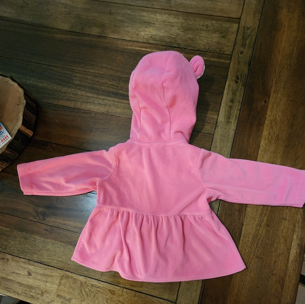 Carters pink fleece jacket - Picture 3 of 4